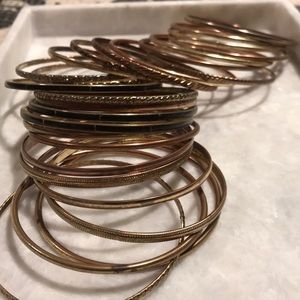 Gold bangles